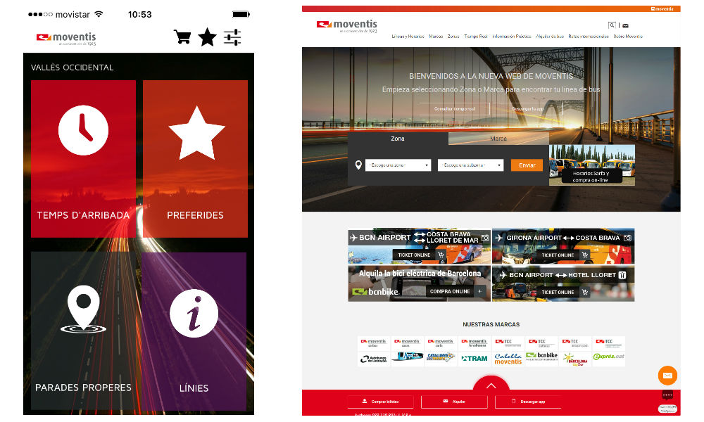 La nueva app de Moventis supera todas las previsiones y registra más de 200 descargas diarias