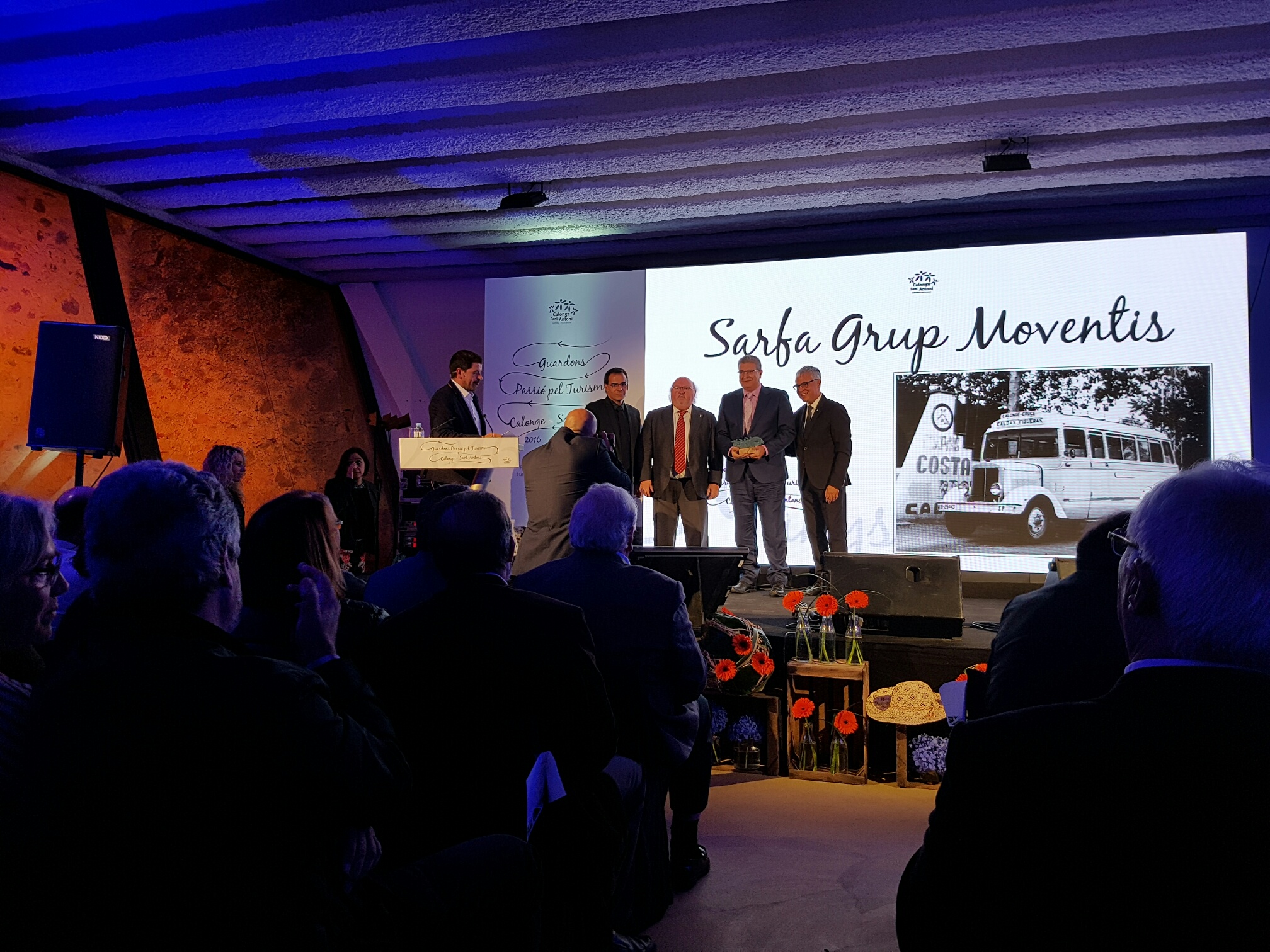Moventis Sarfa guardonada als premis Passió pel Turisme 2016