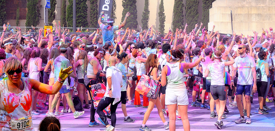 La carrera Color Run de Barcelona 