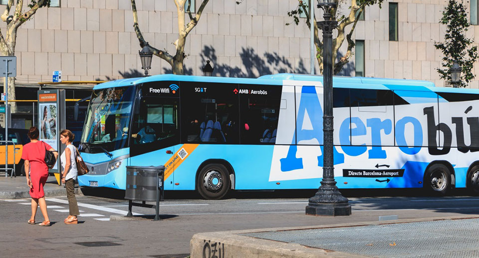 El Aerobús para ir al Mobile World Congress