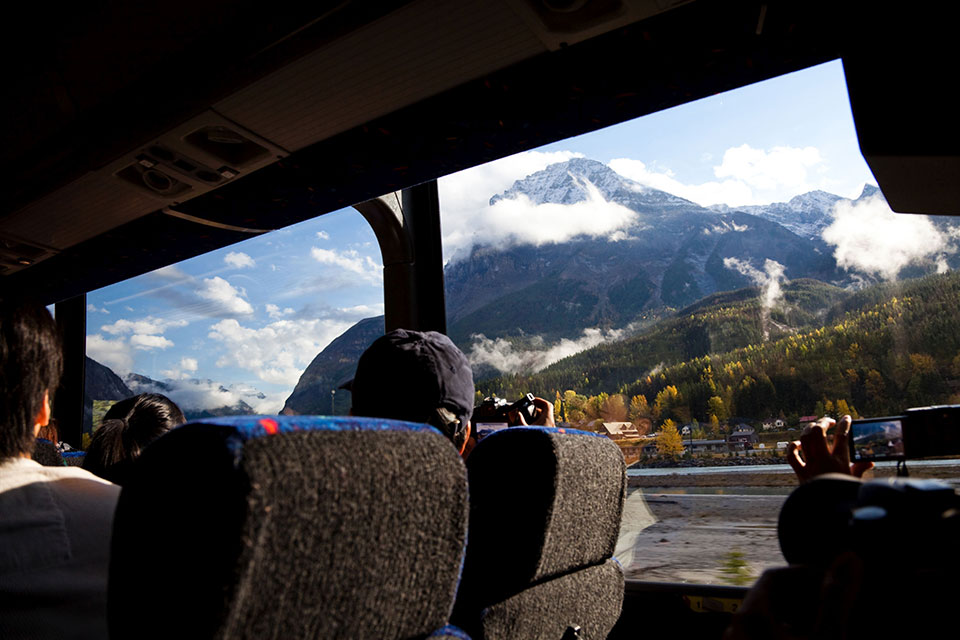 En autobús a disfritar de la naturaleza