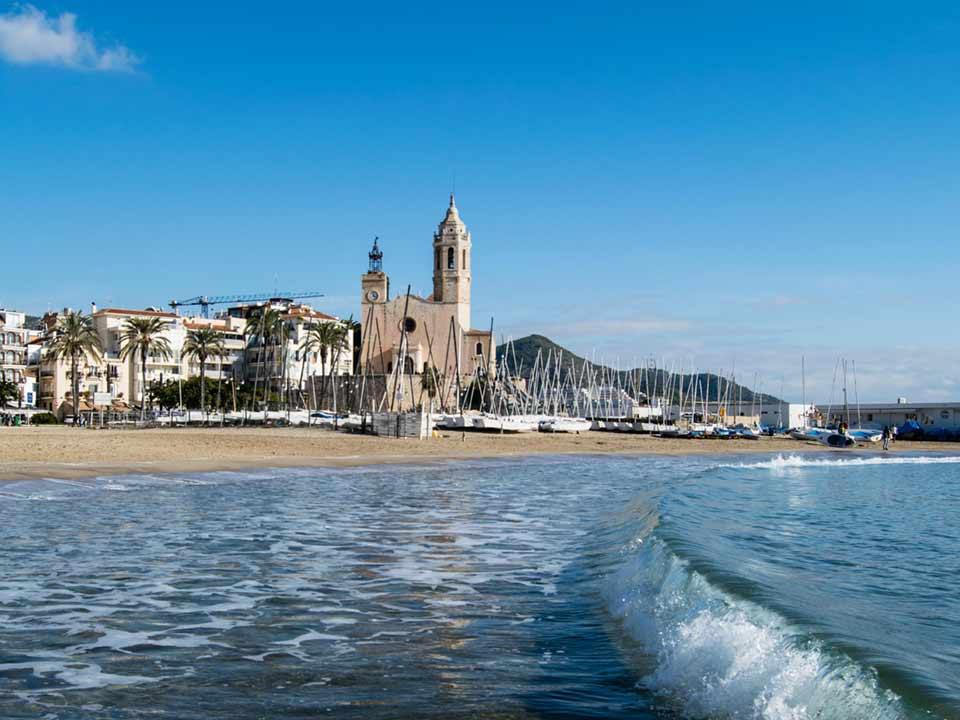 Playa en Sitges