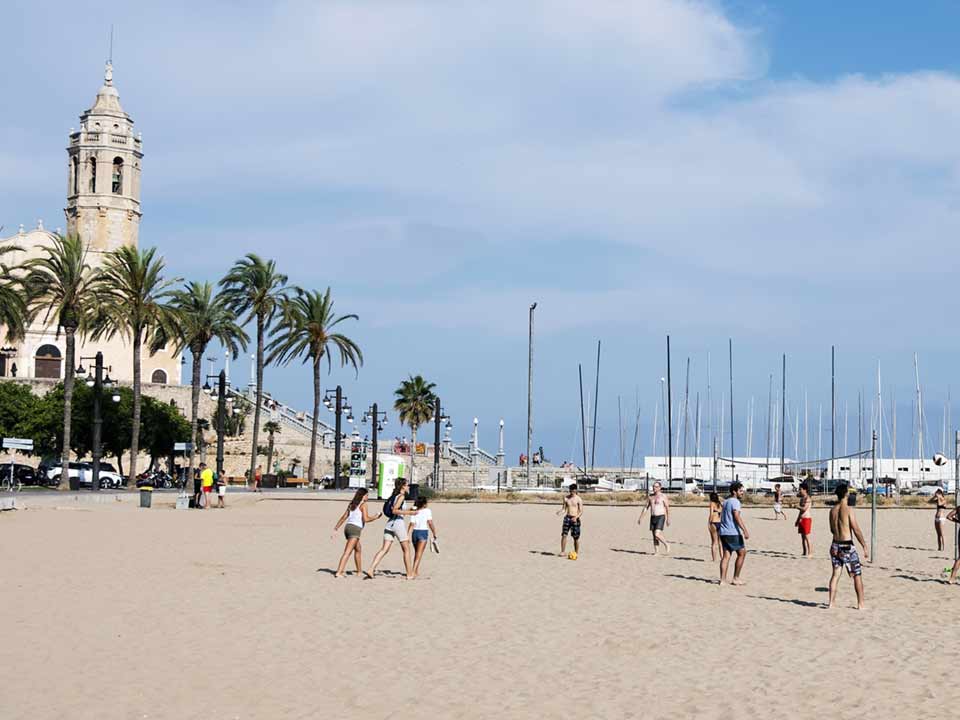 Playas de la villa de Sitges